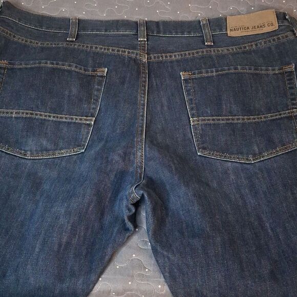 Nautica Men's Boot Cut Blue Jeans size 40 x 30 - Picture 5 of 6